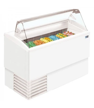 Vitrinas de Helados Vitrina de Helados Cristal Recto para 4+4 cubetas de 5l Punto 4R Difriho Punto 4