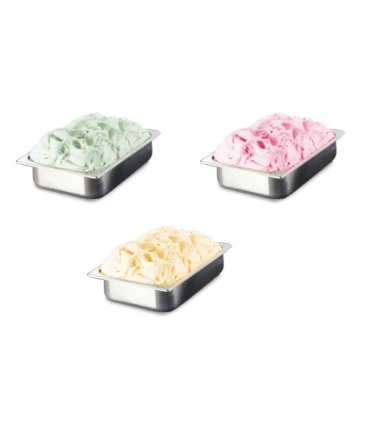 Cubetas Helado Cubeta 3 litros de 265x160mm para Helado Acero Inoxidable Fricosmos Fricosmos 487410