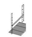 Par de guías GN-1/1 para mesa Coreco fondo 700