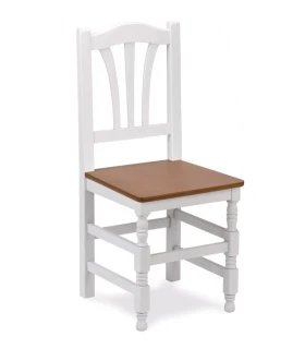 Silla de Madera de pino barnizada M12