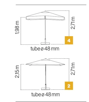 Parasoles Ezpeleta Vigo Parasol 3x2 m Ezpeleta Vigo 3x2 m