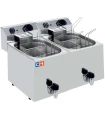 Cuecepasta Eléctrico 7+7 litros con 3+3 cestas 530X460X370h mm CP77L