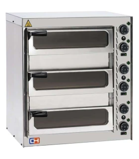 Horno Pizza Compacto Eléctrico para 3 pizzas de 35 cms FP52PV