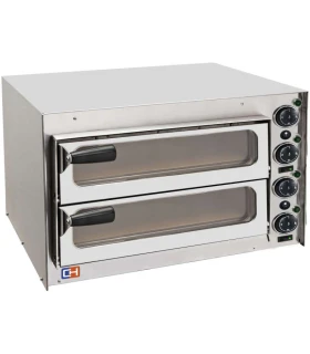Hornos de Pizza Horno Pizza Compacto Eléctrico para 2 pizzas de 35 cms FP35PV Clima Hostelería FP35PV