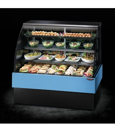 Vitrinas de Pastelería Vitrina expositora cristal curvo pastelería Evo Tecnodom Evo