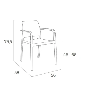 Silla con Brazos Ezpeleta Dock