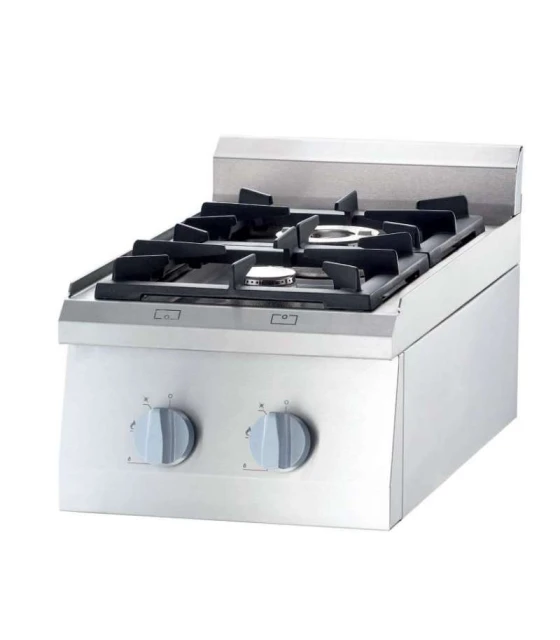 Cocina a gas de sobremesa 2 fuegos 3.5 + 7 Kw Stalgast