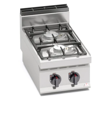 Cocinas a Gas Cocina 2 fuegos a Gas de Sobremesa 400x700mm Bertos Berto´s