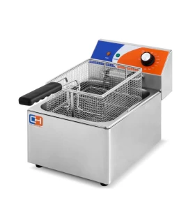 Freidora Eléctrica 6 litros SIN Grifo de 265 x420 x290h mm EF-6L