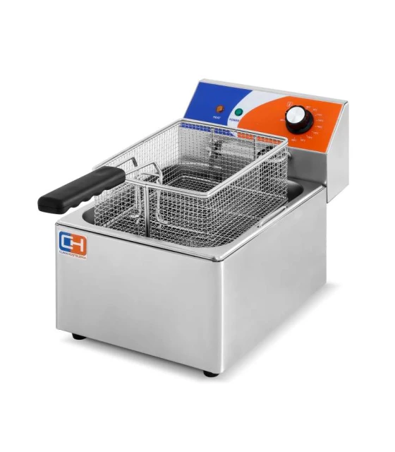 Freidora Eléctrica 6 litros SIN Grifo de 265 x420 x290h mm EF-6L