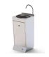 Lavamanos De Pie Acero Inoxidable Con Pulsador automezclador 400x400x850h mm
