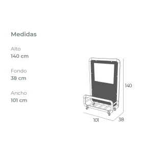 Separador de Terraza 101x140cms para Jardinera Ezpeleta Siena Mini ...