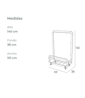 Separador de Terraza 101x140cms Metacrilato para Jardinera Ezpeleta...