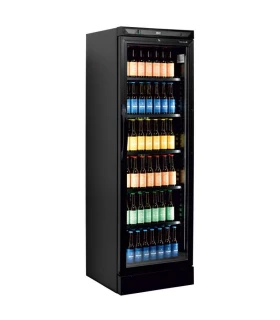 Armario Expositor Refrigerado Interior Negro 372 litros CEV425-I BLACK