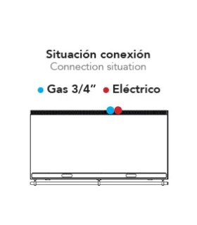 Fry top a gas cromo duro 120cm Serie Teppanyaki Mainho FC-120/7 TY