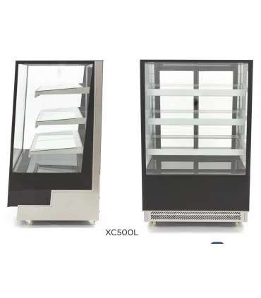 Vitrinas de Pastelería Vitrina Refrigerada Ventilada 3 estantes 900x810x1454h mm XC400L Clima Hostelería XC400L