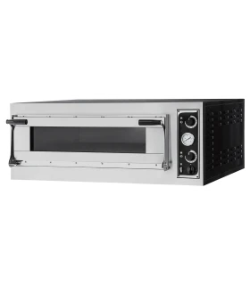 Horno eléctrico 4 pizzas ø 40 Prismafood Trays Glass 4 con campana ...