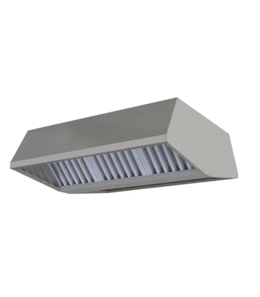 Campanas Extracción Campana Central Fondo 1400mm en Acero Inoxidable Tevex Optima Básica Tevex CEBC140