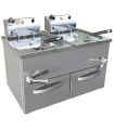 Freidora de agua y aceite 10+10 litros F-10+10