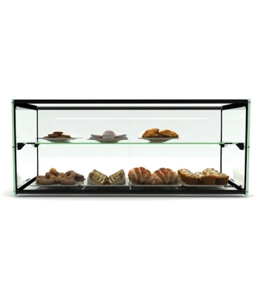 Vitrinas para pastas y bocadillos Vitrina neutra 920x330mm 2 Pisos Sayl EP30-M Sayl EP30M