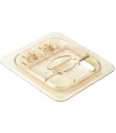 Tapa con FlipLid con Muesca para Cubeta GN H-PAN™ resistente a altas temperaturas Cambro