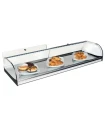 Vitrina neutra curva base inox 1000mm VCP 100