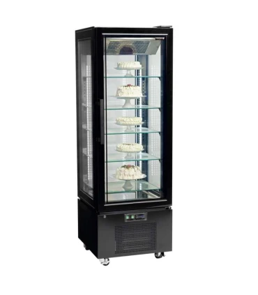 Vitrinas de Pastelería Vitrina para Congelados 4 Caras de Cristal 650x650x1950h mm UPD400-F  UPD400-F