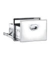 Cajón Inox 480x495x400h mm con Golpeador para posos de café