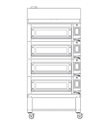 Hornos de Pizza Horno FM STZ 633 para 6 pizzas 33 cms FM 710592