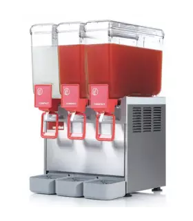 Dispensador de bebidas refrigerado 3 x 8 litros Ugolini Compact 8/3
