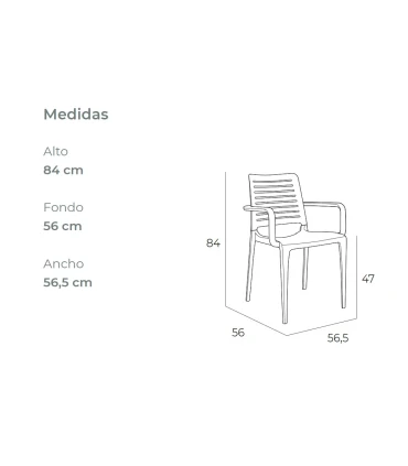 Sillas Exterior Silla con Brazos Park Ezpeleta Ezpeleta Park Armchair