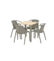 Conjunto Mesa Ezpeleta One + 4 sillas Fado