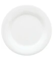 48 Platos de borde ancho 14 cm Ø  Melamina Diamond White