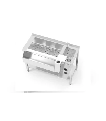 Mesas Neutras Coctelería Mesa Acero Inoxidable para Coctelería 1200x745x900mm Eratos MCE/S-120