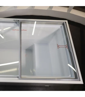 Arcón Congelador Puertas de Cristal 1298 x 629 x 892mm Edenox NLFG-385