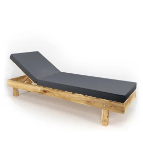 Tumbona de Madera Autoclave 200x60x34.5 cms
