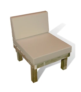 Sillón Madera Autoclave 60x70x77 cms