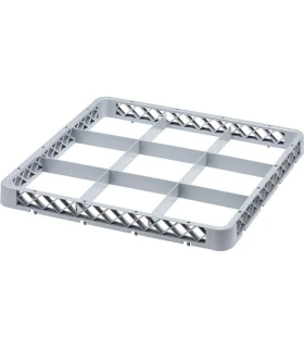 Cesta de Lavado de 50x50 cms con 9 compartimentos de copas