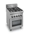 Cocina a gas 4 fuegos con horno Smart 650