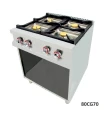 Cocina a Gas de 4 fuegos con estante Arilex 80CG70