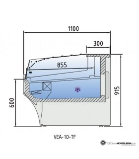 Vitrina Refrigerada Autoservicio 2500mm Docriluc VEA-10-25 TF