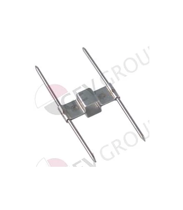 Accesorios Asadores Pincho Doble Central 2x60mm Asador de Pollos espada de 12x12mm  AQ693143