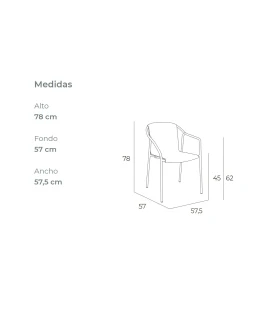 Silla con Brazos Ezpeleta Rod