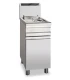 Freidora a gas 14 litros 13 kW con mueble GF15S MBM Stand Alone