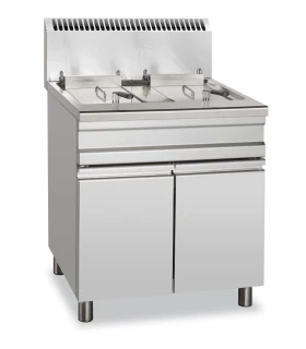 Freidoras a Gas Freidora a gas 17.5+17.5 litros 14+14 kw con mueble GF25+25S MBM Stand Alone MBM GF25+25S