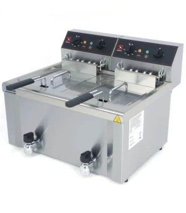 Freidoras Eléctricas Freidora de sobremesa trifásica Sammic 12+12 litros FE-12+12 Sammic 5130127