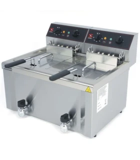 Freidoras Eléctricas Freidora de sobremesa trifásica Sammic 8+8 litros FE-9+9 Sammic 5130125