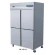 Armario de congelación inox 4 puertas serie Snack fondo 700 DBN-1150-C4