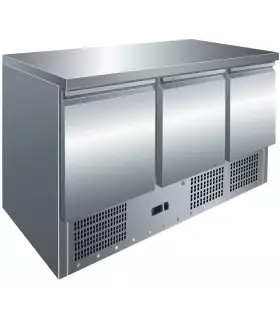 Mesa fría compacta GN 1/1 de 3 puertas S903TOP