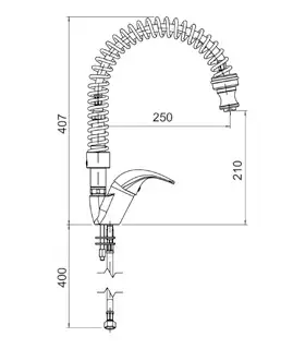 Grifo mezclador monomando espiral